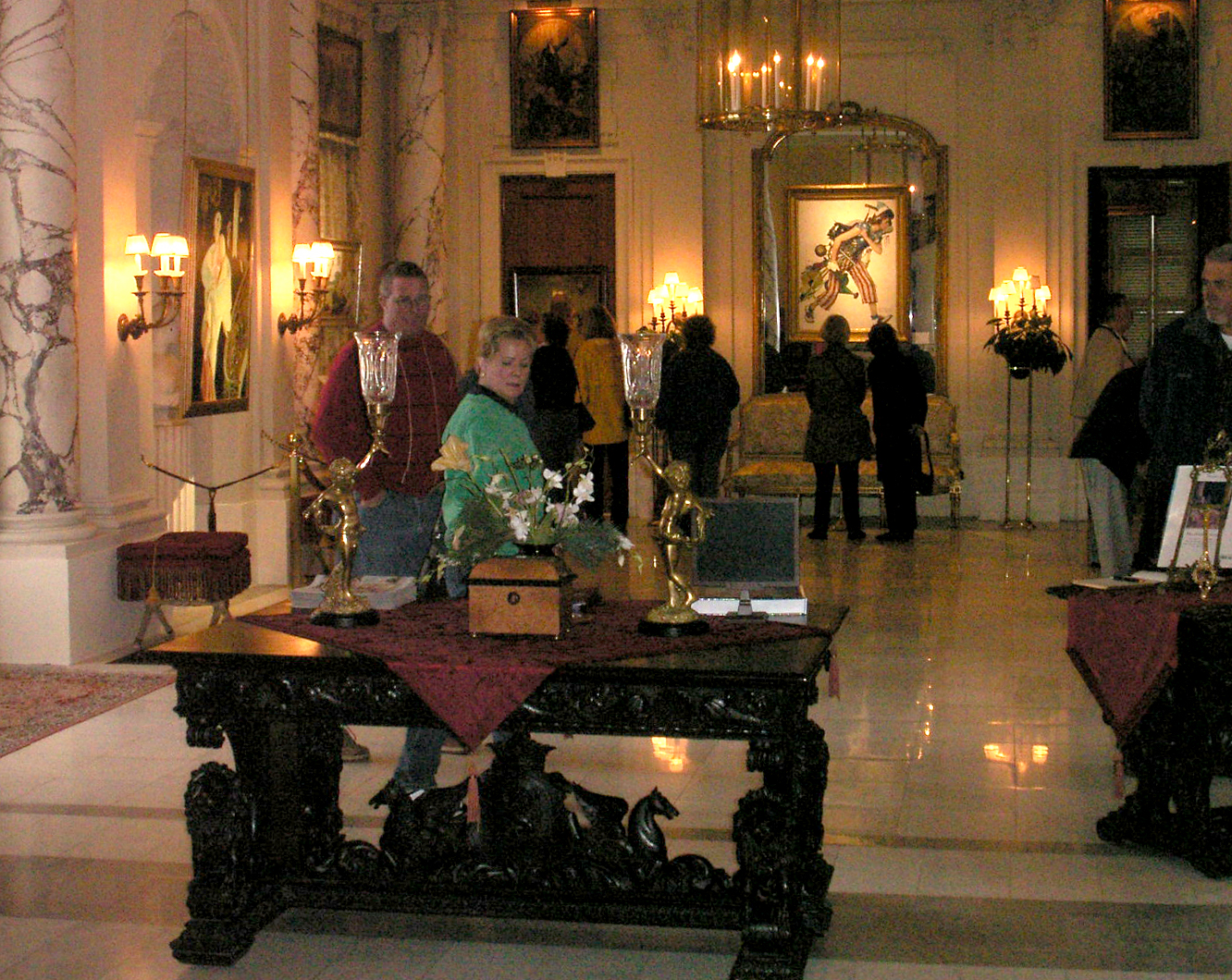 Visitors at the NMAI during our participation in the New York Times Arts Weekend